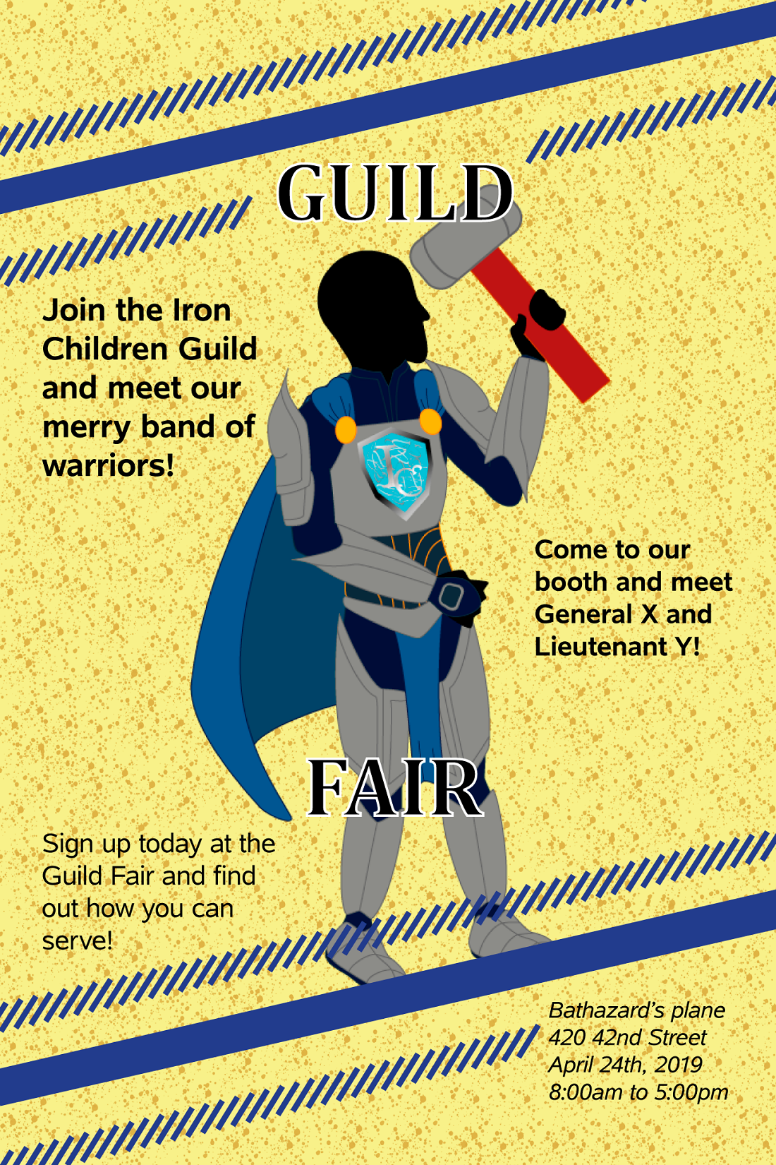 Guild Fair poster design