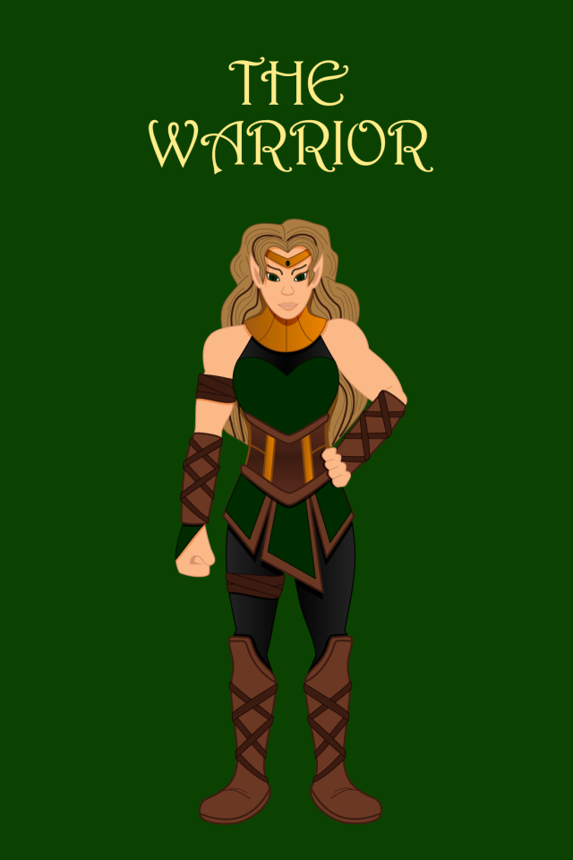 Shaye, the Warrior Portrait